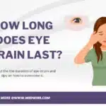How long does eye strain last