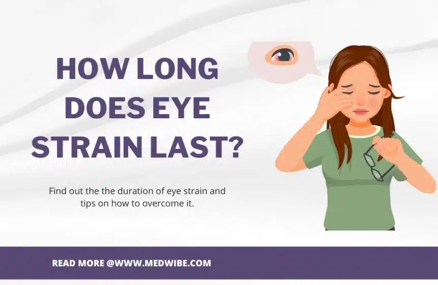 How long does eye strain last